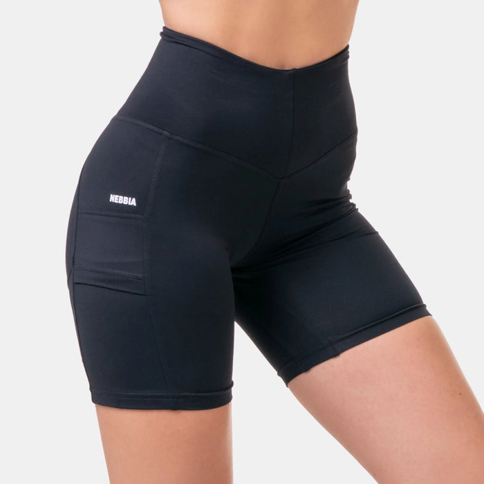 NEBBIA Fit Smart Biker Shorts/träningsshorts, black