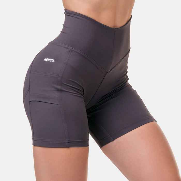 NEBBIA Fit Smart Biker Shorts/träningsshorts, marron