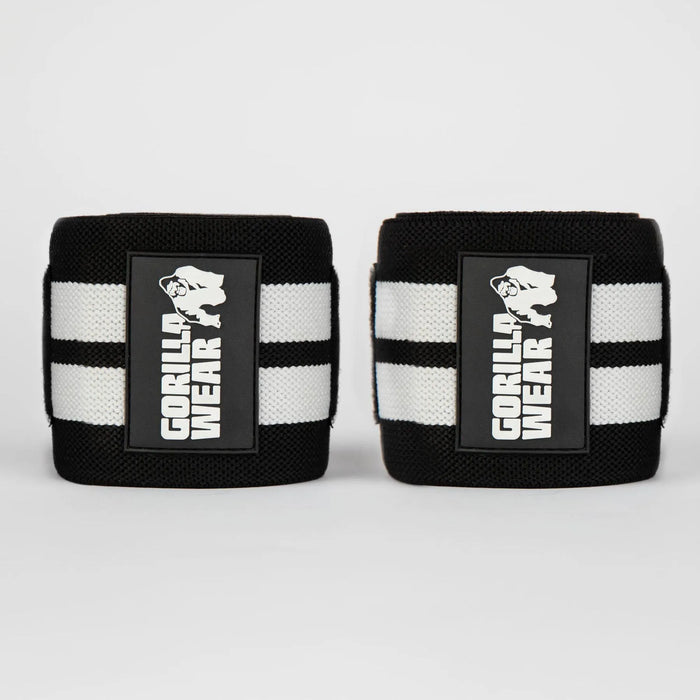 Gorilla Wear Elbow Wraps, black/white