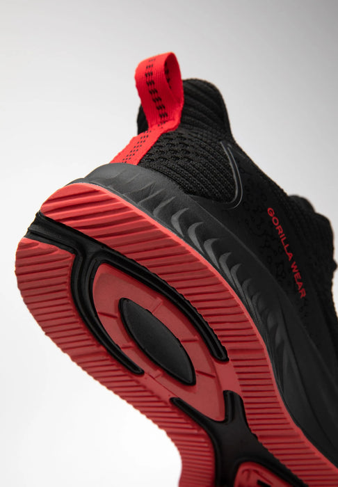 Gorilla Wear Milton Training Shoes, black/red