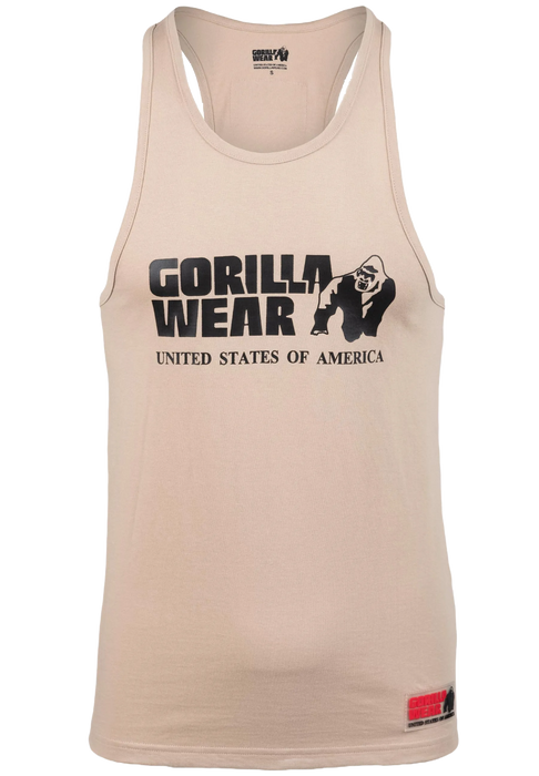 Gorilla Wear Classic Tank Top/Linne, light brown