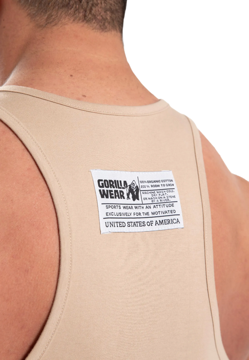 Gorilla Wear Classic Tank Top/Linne, light brown