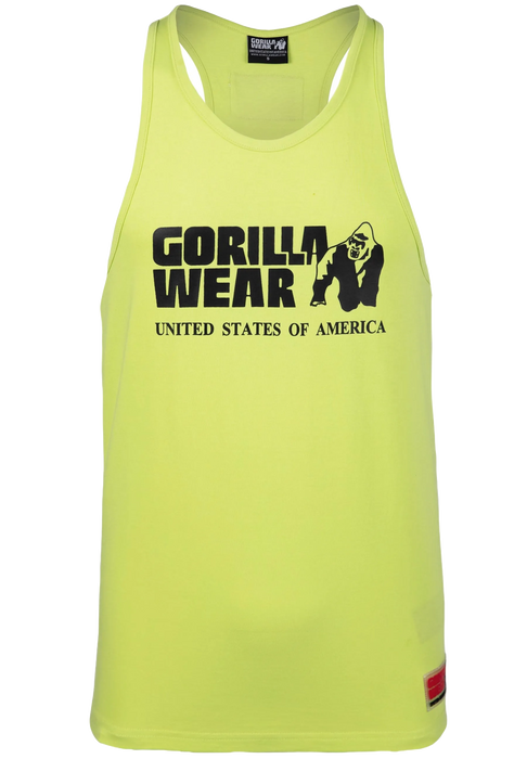 Gorilla Wear Classic Tank Top/Linne, wild lime