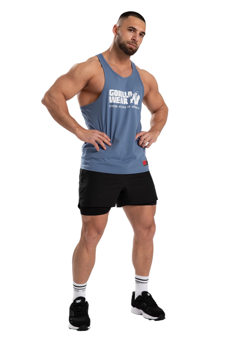 Gorilla Wear Classic Tank Top/Linne, coronet blue