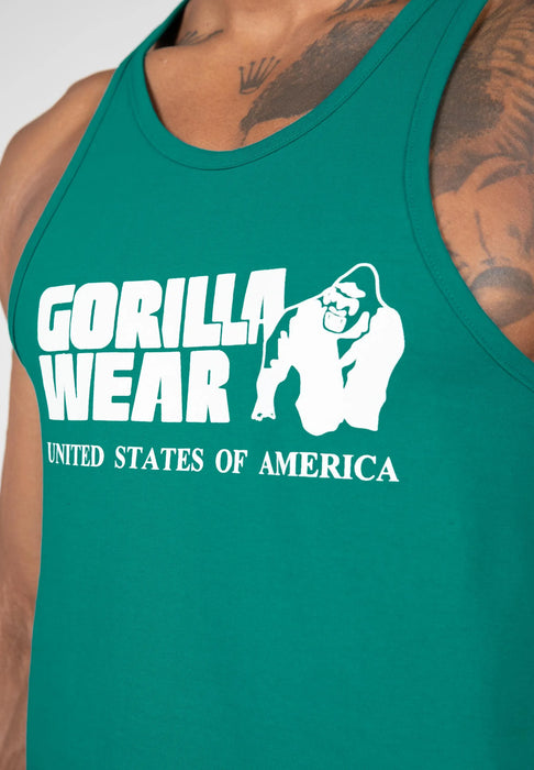 Gorilla Wear Classic Tank Top/Linne, teal green