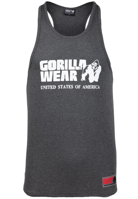 Gorilla Wear Classic Tank Top/Linne, dark grey