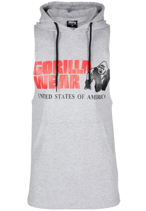 Gorilla Wear - Rogers Hooded Tank Top, grey melange