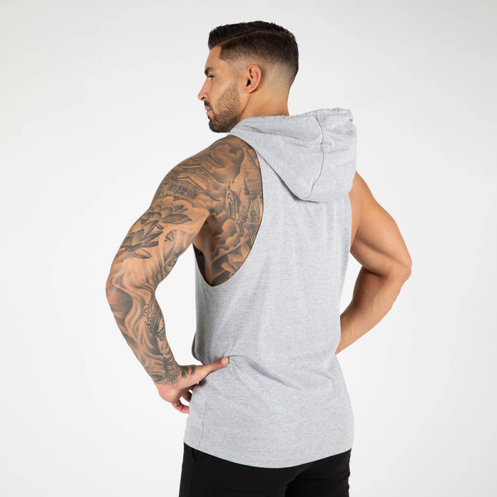 Gorilla Wear - Rogers Hooded Tank Top, grey melange