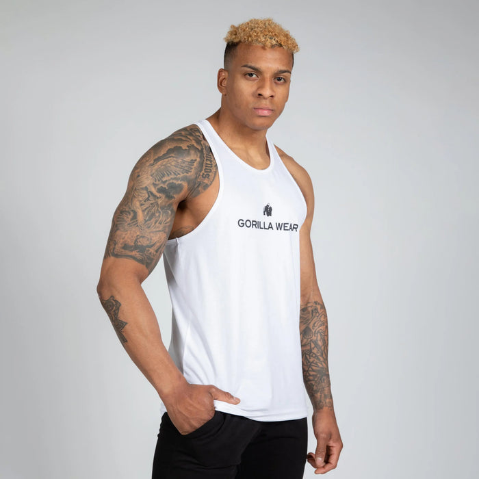 Gorilla Wear Carter Stretch Tank Top/Linne, white