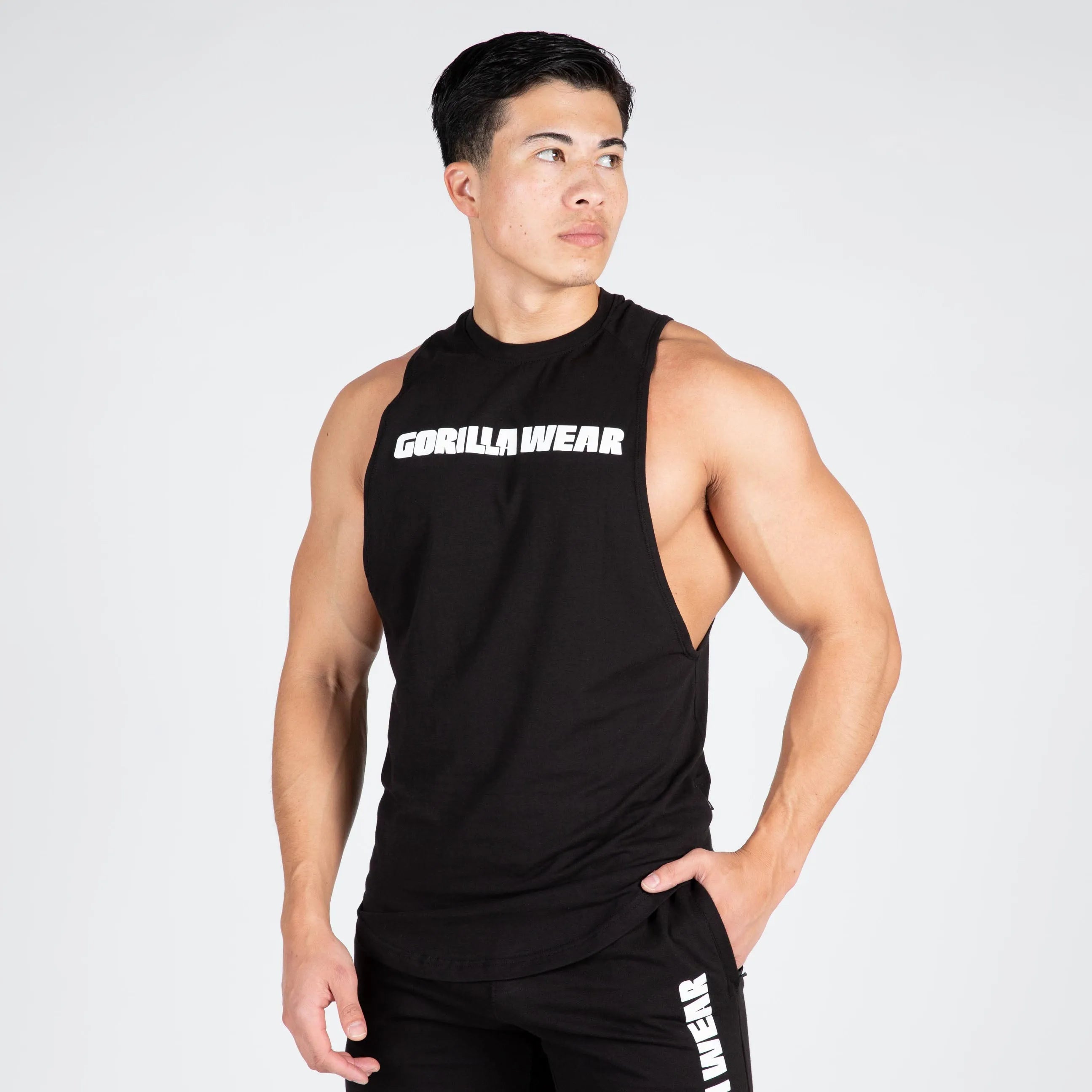 Gorilla Wear - Milo Drop Armhole Tank Top/Linne, black