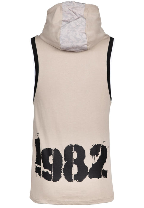 Gorilla Wear Loretto Hooded Tank Top, beige
