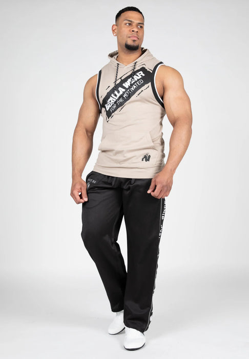 Gorilla Wear Loretto Hooded Tank Top, beige