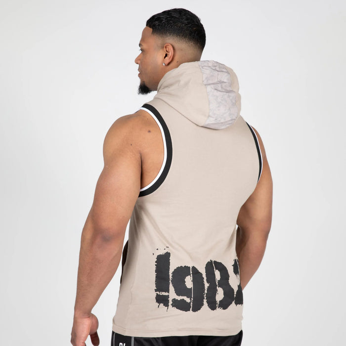 Gorilla Wear Loretto Hooded Tank Top, beige