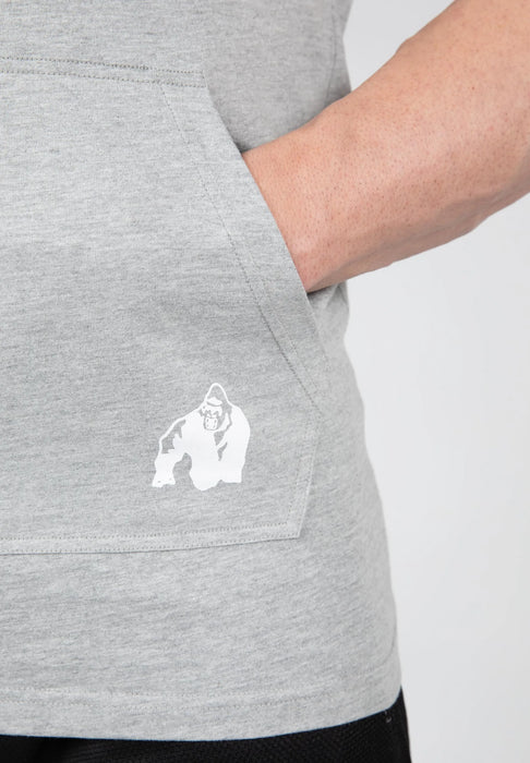 Gorilla Wear Loretto Hooded Tank Top, grey melange
