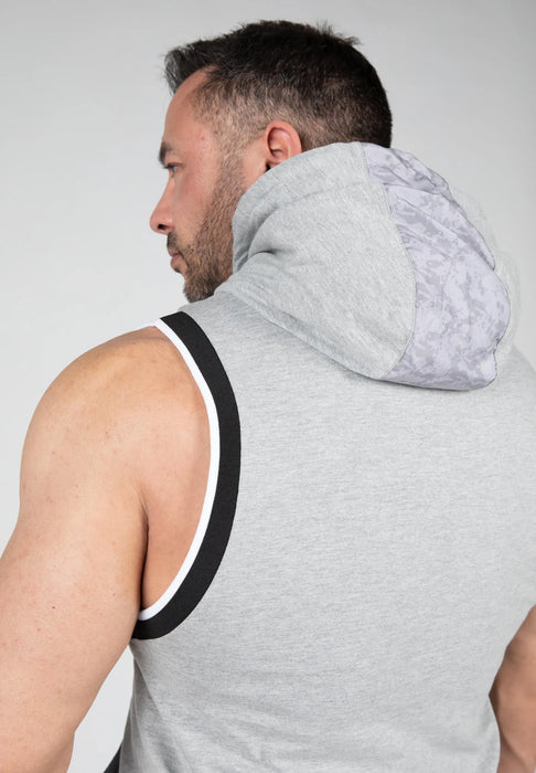 Gorilla Wear Loretto Hooded Tank Top, grey melange
