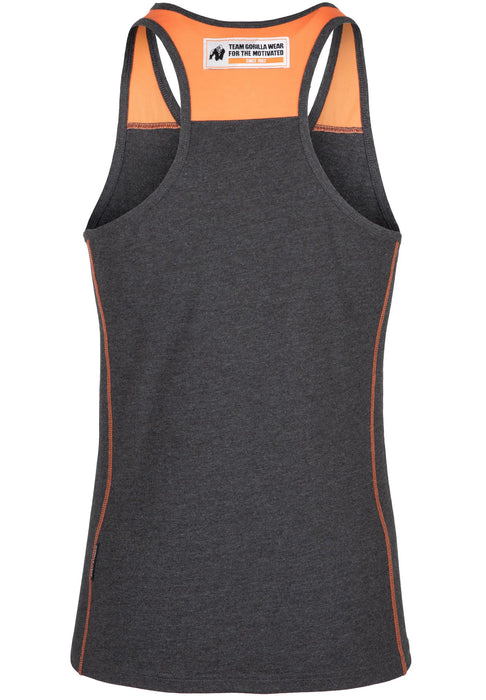 Gorilla Wear - Wallace Tank Top/Linne, grey/orange