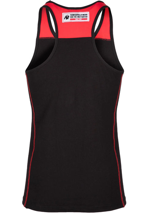Gorilla Wear - Wallace Tank Top/Linne, black/red