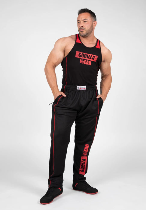 Gorilla Wear - Wallace Tank Top/Linne, black/red