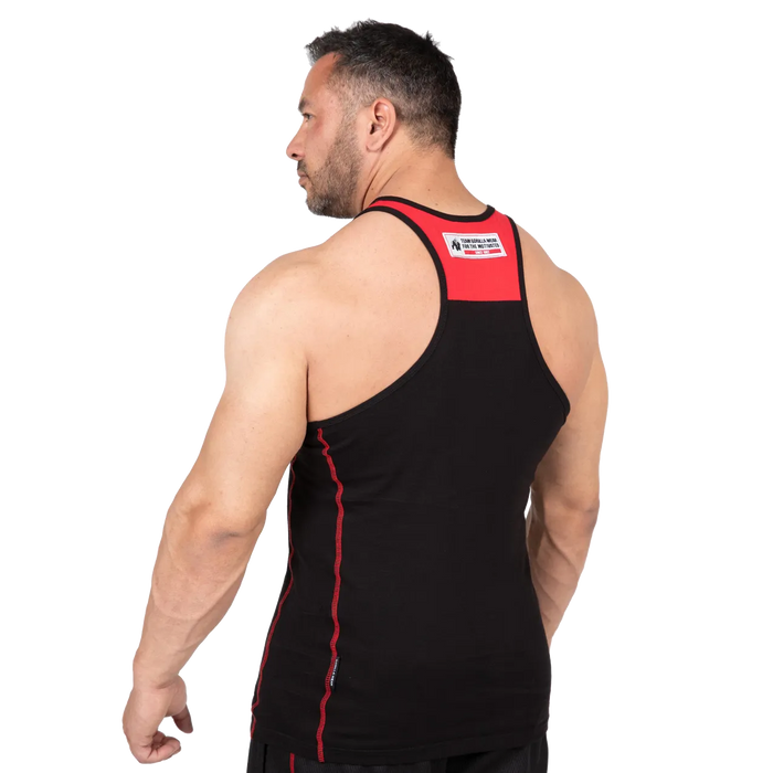 Gorilla Wear - Wallace Tank Top/Linne, black/red