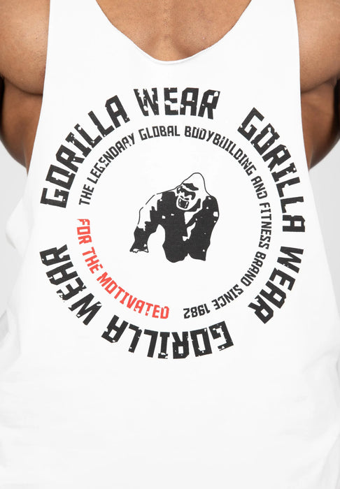Gorilla Wear - Melrose Stringer Linne, Vit
