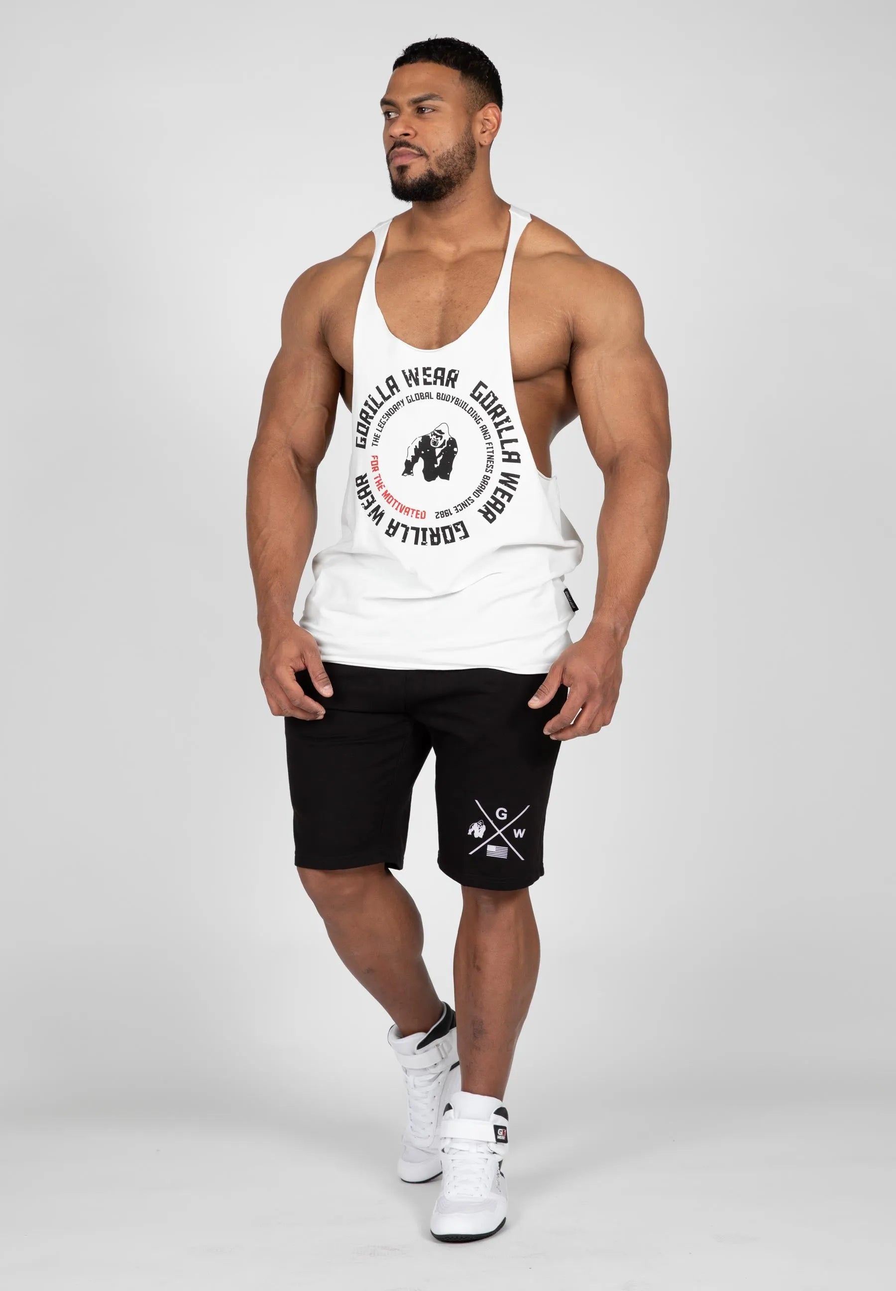 Gorilla Wear - Melrose Stringer Linne, Vit