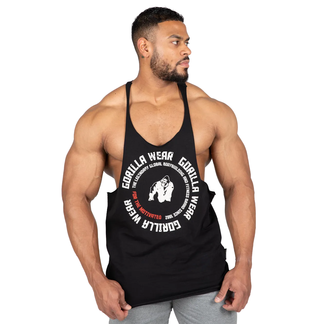 Gorilla Wear - Melrose Stringer Linne, black