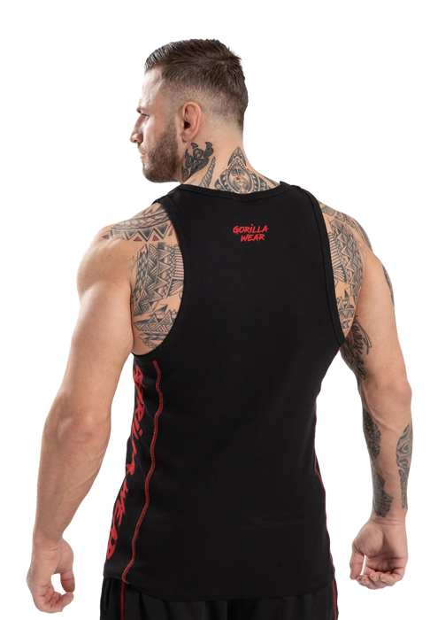 Gorilla Wear - Monterey Tank Top/Linne, black/red
