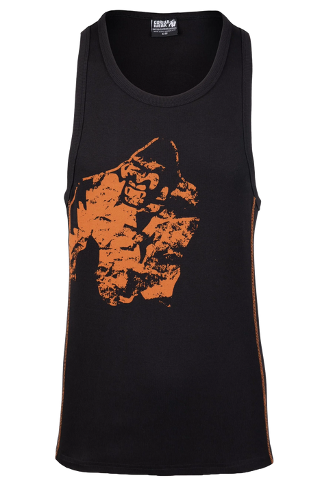 Gorilla Wear - Monterey Tank Top/Linne, black/orange