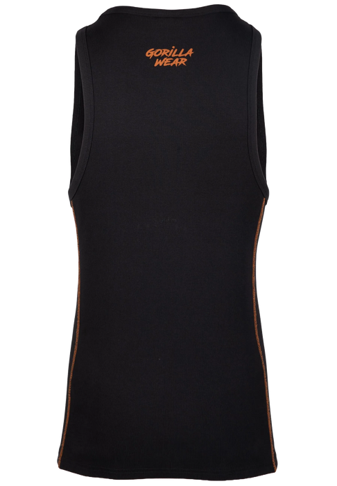Gorilla Wear - Monterey Tank Top/Linne, black/orange