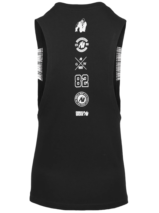 Gorilla Wear Lopez Drop Armhole Tank Top/Linne, black