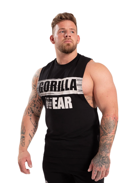 Gorilla Wear Lopez Drop Armhole Tank Top/Linne, black