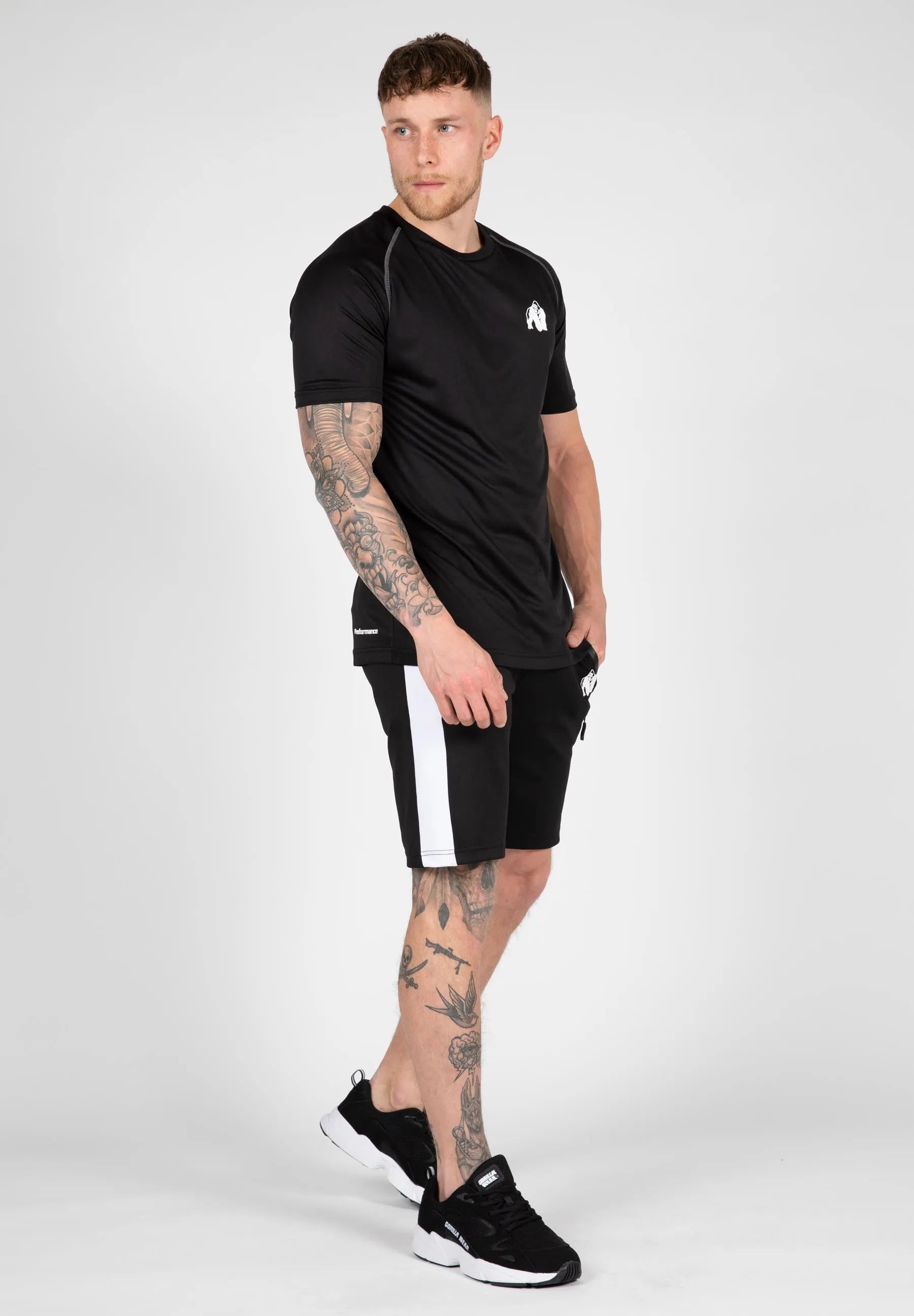 Gorilla Wear Performance T-Shirt, black/grey