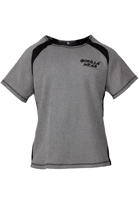 Gorilla Wear Augustine Old School Work Out Top T-shirt, grey