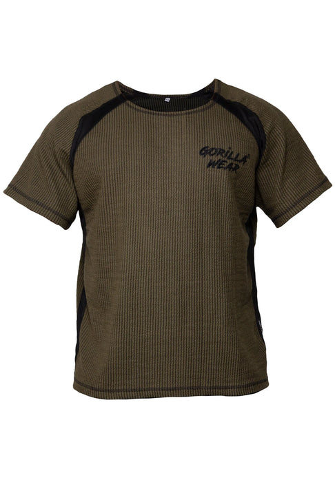 Gorilla Wear Augustine Old School Work Out Top T-shirt, army green