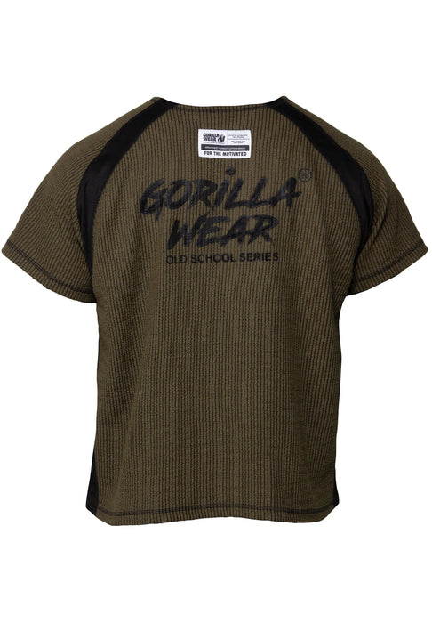 Gorilla Wear Augustine Old School Work Out Top T-shirt, army green