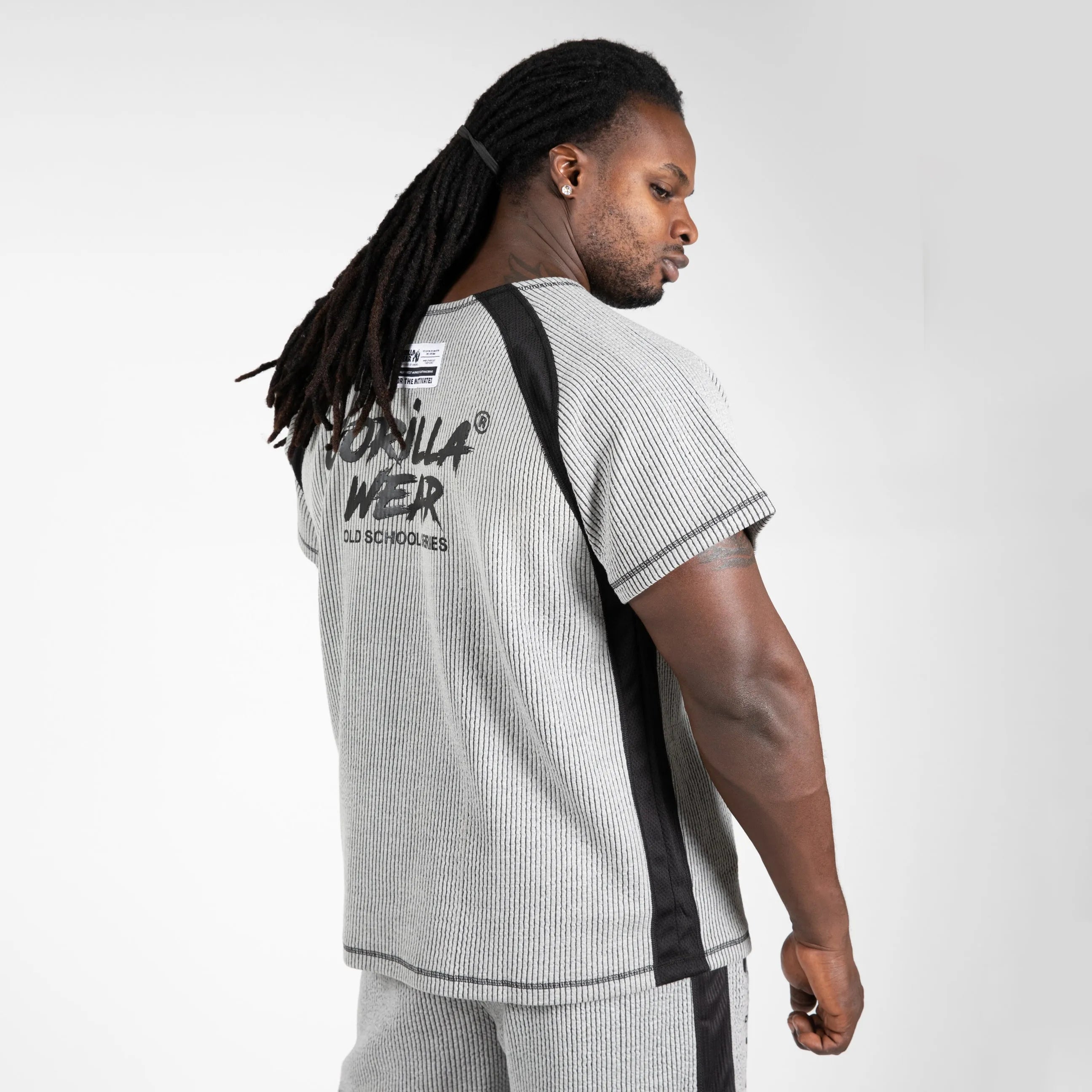 Gorilla Wear Augustine Old School Work Out Top T-shirt, grey