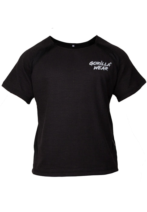 Gorilla Wear Augustine Old School Work Out Top T-shirt, black