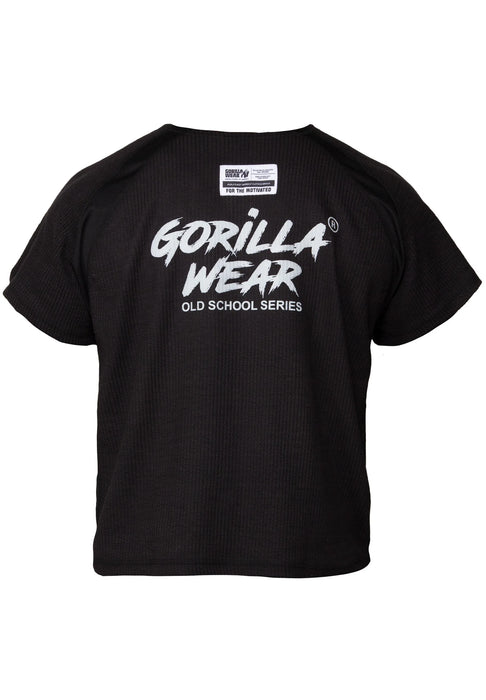 Gorilla Wear Augustine Old School Work Out Top T-shirt, black