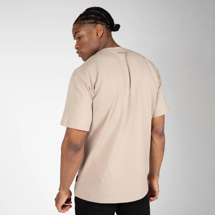Gorilla Wear Dover Oversized T-Shirt, beige