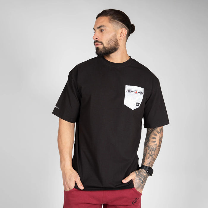 Gorilla Wear Dover Oversized T-Shirt, black