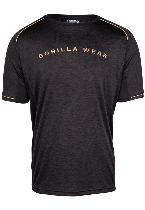 Gorilla Wear Fremont T-Shirt, black/gold