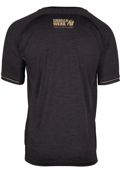 Gorilla Wear Fremont T-Shirt, black/gold