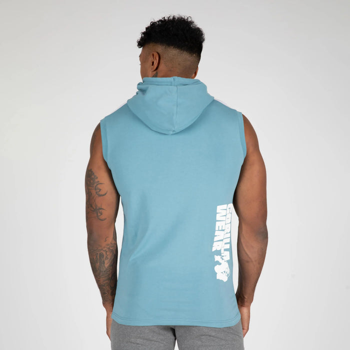 Gorilla Wear - Oswego S/L Hooded T-Shirt, blue