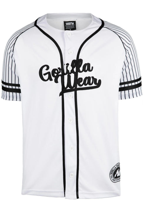 Gorilla Wear 82 Baseball Jersey T-shirt, white