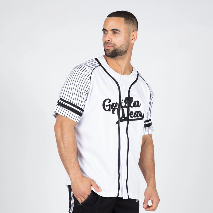 Gorilla Wear 82 Baseball Jersey T-shirt, white