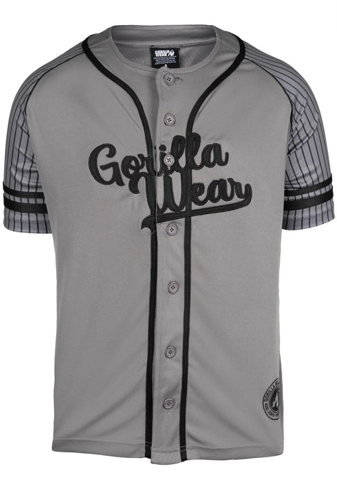 Gorilla Wear 82 Baseball Jersey T-shirt, grey