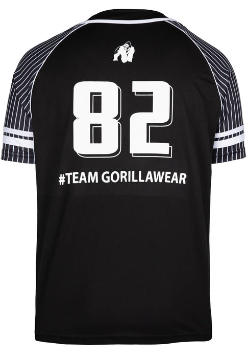 Gorilla Wear 82 Baseball Jersey T-shirt, black