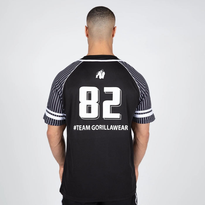 Gorilla Wear 82 Baseball Jersey T-shirt, black