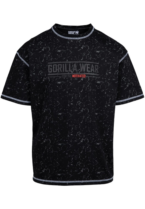 Gorilla Wear Saginaw Oversized T-Shirt, washed black