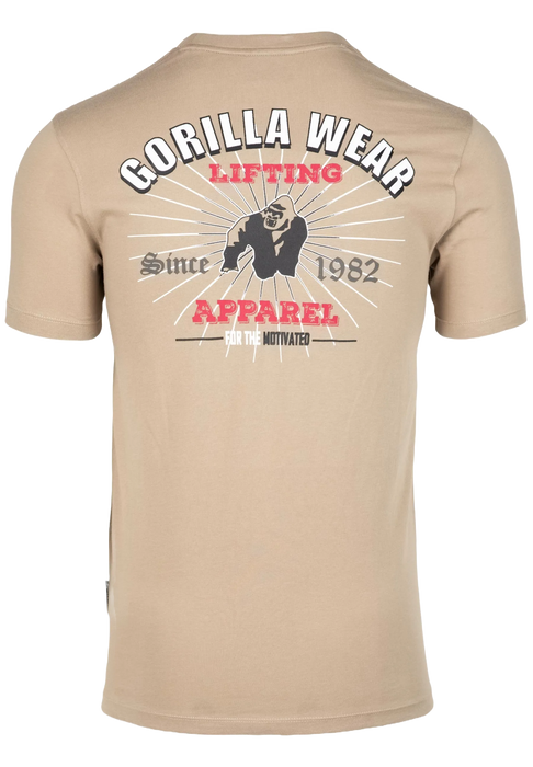 Gorilla Wear Oregon T-Shirt, beige